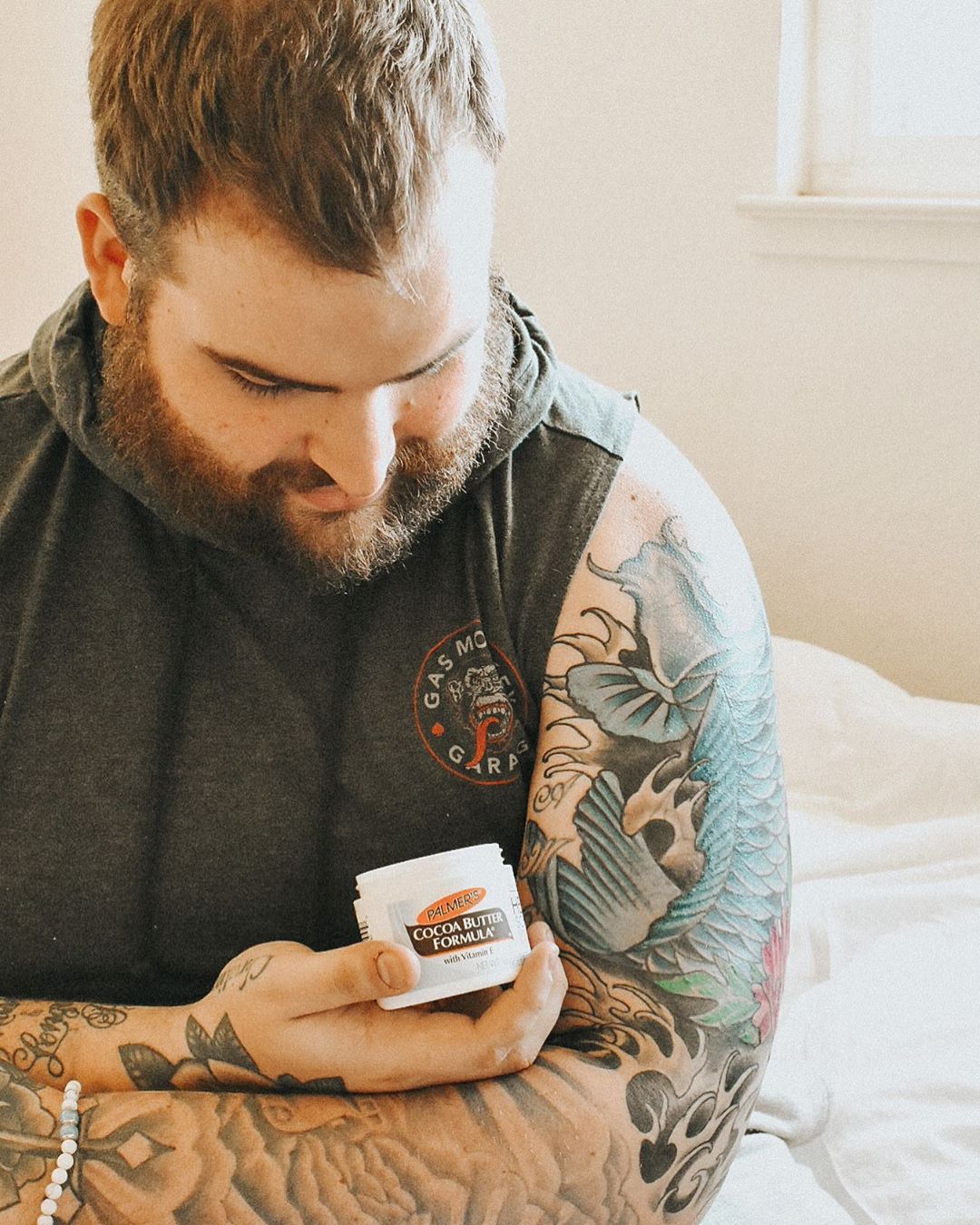 Palmer's Cocoa Butter Original Solid Jar Keeps Tattoos Colors Vibrant