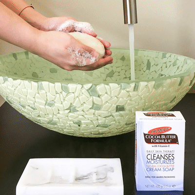 Palmer's Cocoa Butter Formula Cream Soap for Dry Hands from Frequent Hand Washing