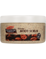 Benefits:

Exfoliate and polish skin with crushed Cocoa Beans 
Cocoa Butter, Shea Butter and Vitamin E hydrate for softer, smoother skin

 
Reveal younger looking skin with Palmer's Cocoa Butter Formula Cocoa Body Scrub. This unique formula contains pure Cocoa Butter, Shea Butter, Vitamin E and natural exfoliating ingredients that moisturize, refine and polish skin.