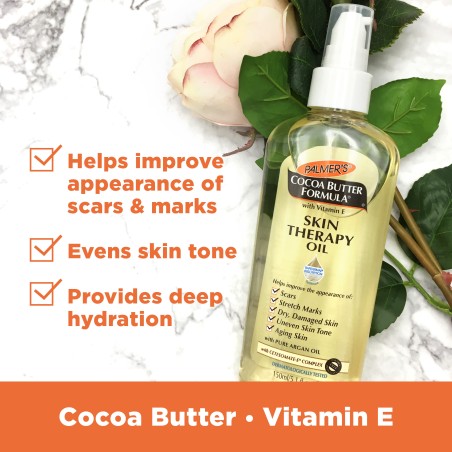 Cocoa Butter Skin Therapy Oil with Vitamin E