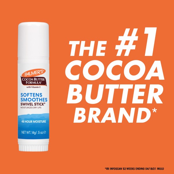 Cocoa Butter Formula Swivel Stick - Pack of 2 by Palmers for Unisex - 0.5  oz Chap Stick 