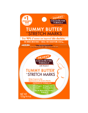 Benefits:

Intensive stretch mark treatment
Rich formula that is ideal for nighttime use
#1 Stretch Mark Brand*
Helps improve the appearance of stretch marks
Free of mineral oil, parabens, phthalates, fragrance allergens and dyes
Hypoallergenic, suitable for sensitive skin and dermatologist approved

 
Palmer's Cocoa Butter Formula Tummy Butter helps visibly improve skin elasticity and the appearance of stretch marks. Pure Cocoa Butter and Shea Butter, Natural Oils, Collagen, Elastin, and Lutein keep skin moisturized and supple for 48 hours allowing skin to stretch more easily. Widely recommended for stretch marks during and after pregnancy or weight fluctuation. 
Over 98% of women saw improved skin elasticity, texture and tone.**
 
* IRI Infoscan 52 Weeks Ending 12/31/23 MULO Unit Sales
**Based on an 8 week in-home trial by 55 female panelists aged 18 to 49