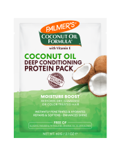 Benefits:

Concentrated strengthening treatment
Deeply penetrates
Smoothes rough or damaged hair cuticles
Improves shine and manageability
Created for all curl patterns and textures
No parabens, phthalates, mineral oil, gluten or dyes
For healthier looking hair, use the entire Palmer's Coconut Oil Formula Moisture Boost system
Committed to responsible sourcing

 
Palmer's® Coconut Oil Formula Moisture Boost system restores hair experiencing dryness or damage with natural reparatives that instantly and deeply lock in moisture from root to tip, visibly improving your hair’s condition after each use.
This highly concentrated moisture treatment deeply penetrates to restore dry, damaged, overprocessed or color treated hair. Visibly smoothes rough hair cuticles, improves manageability and increases shine after each use.