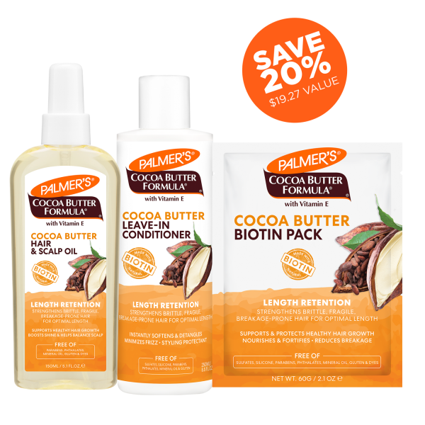 Palmer's Cocoa Butter Formula + Biotin Length Retention Hair & Scalp Oil,  5.1 fl. oz.