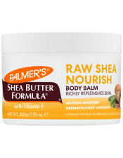 Benefits:

Soothes & Nourishes dry, sensitive skin with raw, natural Shea Butter and Vitamin E for healthier-looking skin
48 hour moisture
Vegan Friendly-No animal ingredients or Testing
Free of Parabens, Phthalates, Dyes
Formulated with Shea Butter ethically and sustainably sourced in West Africa
TSA compliant size for hydration on-the-go
Dermatologist Approved

 
Soothe and Nourish head-to-toe with Palmer's Shea Butter Formula Body Balm, crafted with raw African Shea Butter and concentrated to rehydrate the roughest, driest skin.
Proudly made in U.S.A., Palmer's® has been a trusted brand for over 180 years, providing high-quality natural products that are passed down from generation to generation.
