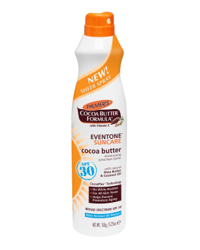 Eventone Suncare Cocoa Butter Moisturizing Sunscreen Sheer Spray SPF 30 Eventone Suncare Cocoa Butter Moisturizing Sunscreen Sheer Spray SPF 30