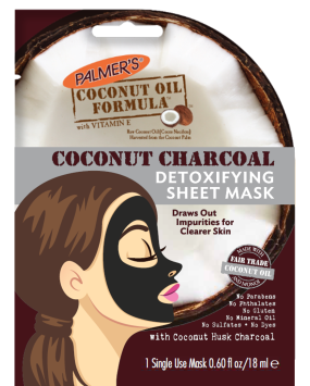Coconut Charcoal Detoxifying Sheet Mask Coconut Charcoal Detoxifying Sheet Mask