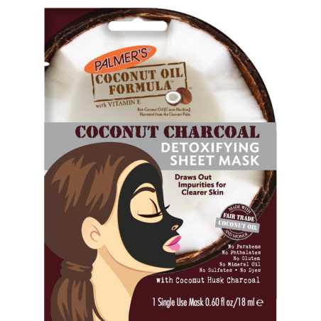 Coconut Charcoal Detoxifying Sheet Mask