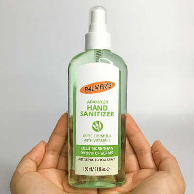 Palmer's Effective Advanced Hand Sanitizer that kills germs and nourishes hands
