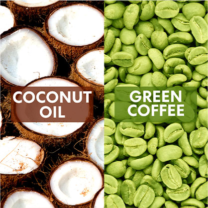 Coconut Oil And Green Coffee Image